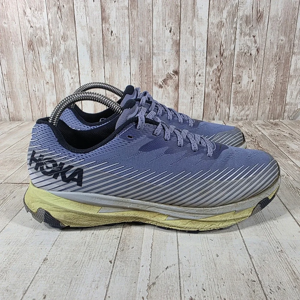 Hoka One One Torrent 2 Womens 8.5 Trail Running Shoes Blue 1110497 PIBT